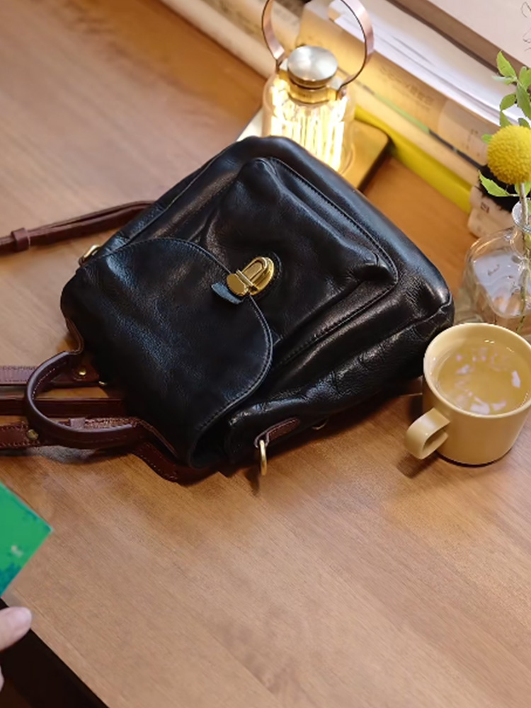 Luxury Bags 2026 Trends - Elegant Black Versatile Women's Shoulder Bag