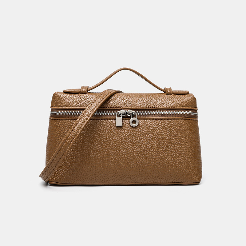 Mini Box Shoulder Bag Faux Lea - Structured Handbag Top Handle 评论和价格