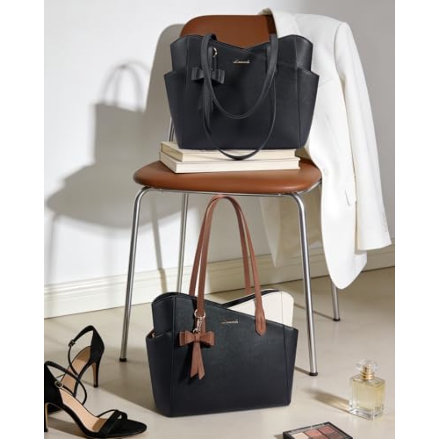 LOVEVOOK Tote Purse for Women  - Structured Handbag Top Handle 评论和价格