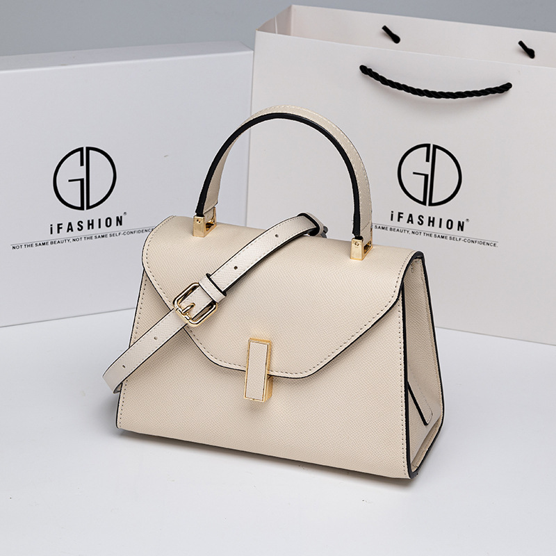 Elegant Cream Top Handle Handb - Structured Handbag Top Handle 评论和价格