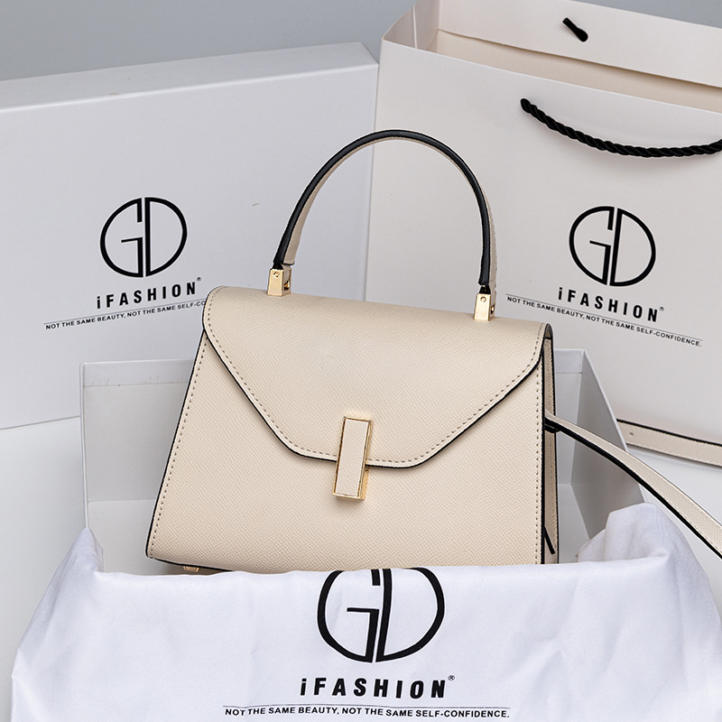 Elegant Cream Top Handle Handb - Structured Handbag Top Handle 评论和价格