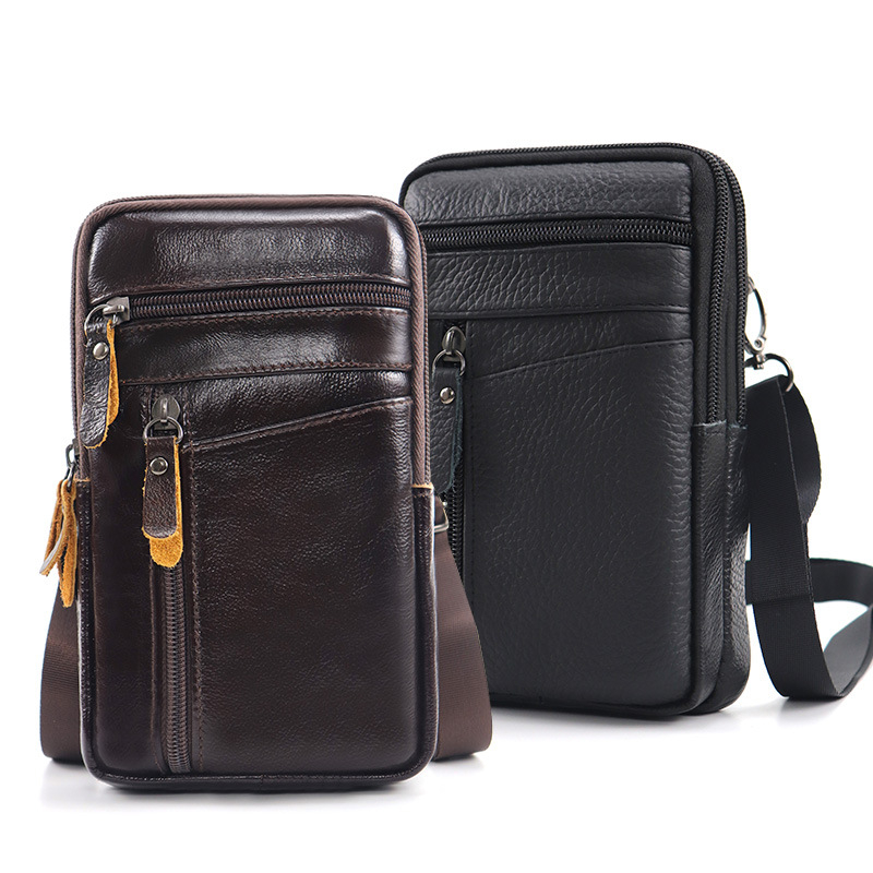 Men Luxury Genuine Leather Pho - Luxury Bags Mini 评论和价格