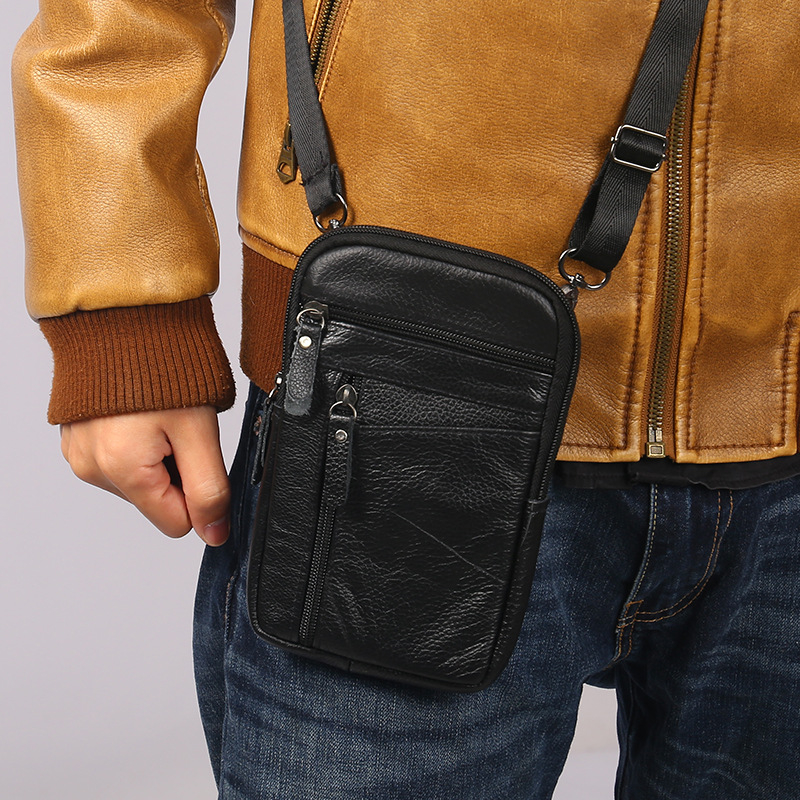 Men Luxury Genuine Leather Pho - Luxury Bags Mini 评论和价格