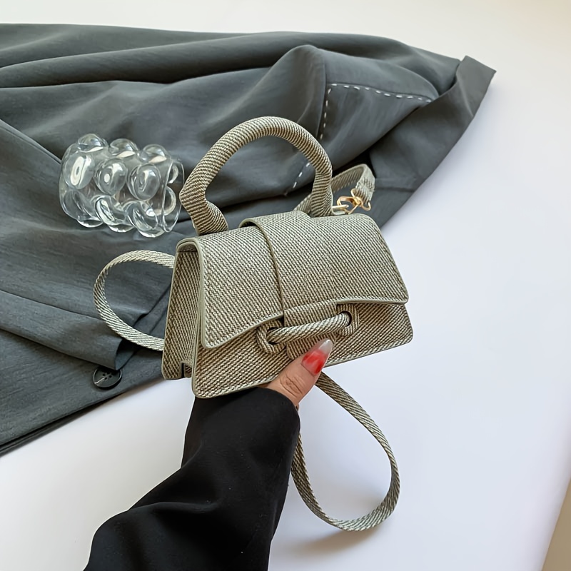 Women's Fashion Woven Mini Han - Structured Handbag Top Handle 评论和价格