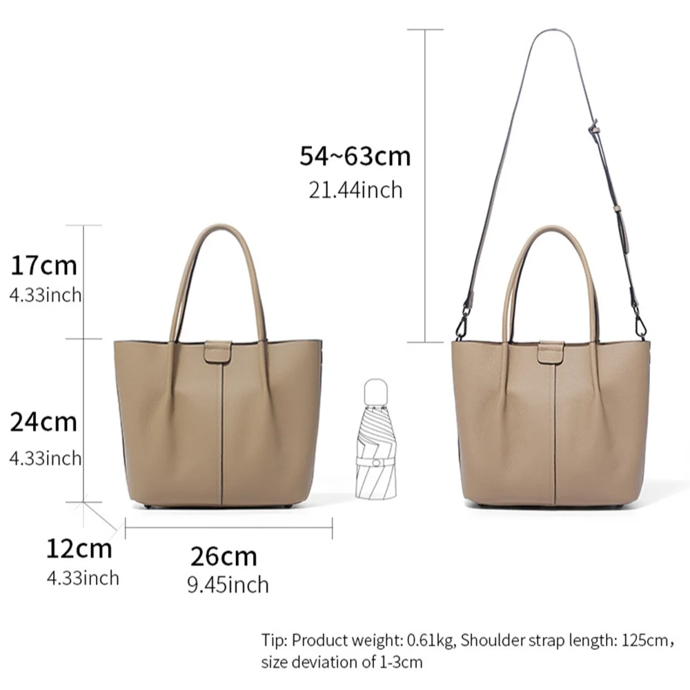 Textured Genuine Leather Handb - Structured Handbag Top Handle 评论和价格