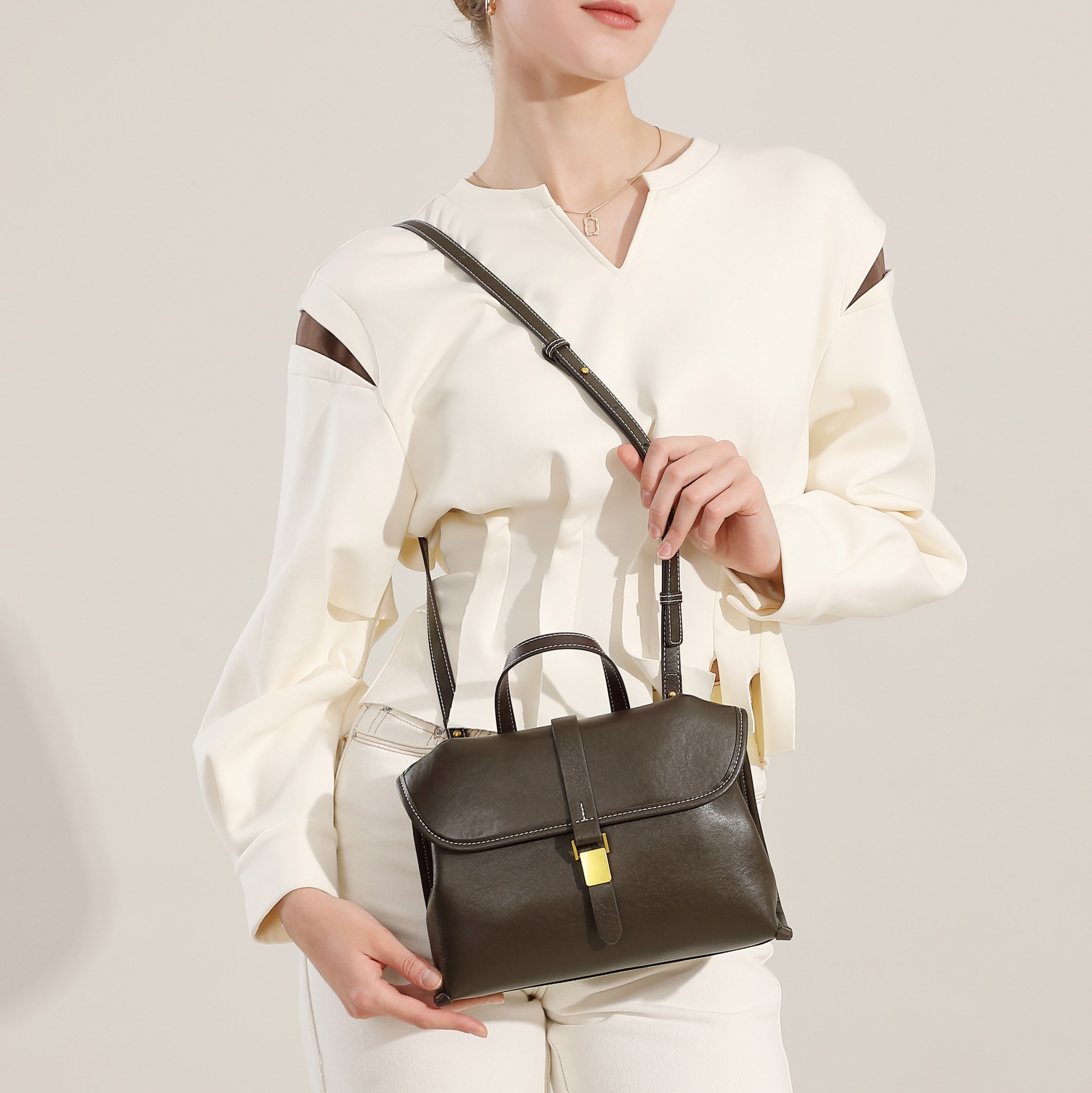 Genuine Leather Women's Handba - Luxury Bags 2026 Trends 评论和价格