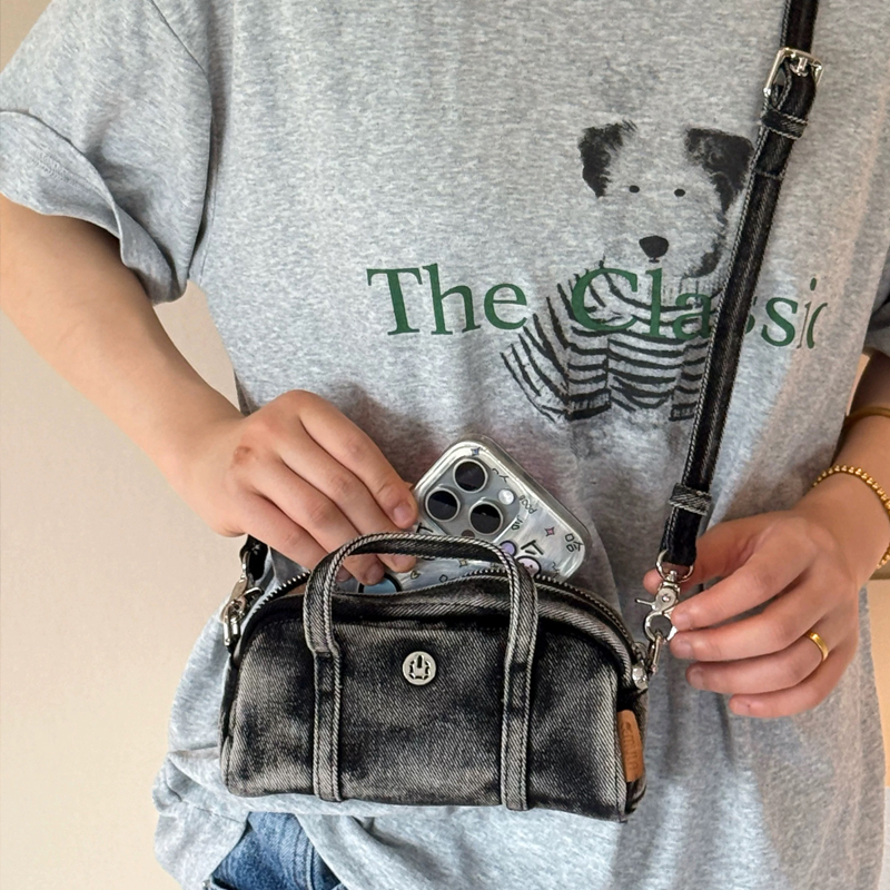 Korean Casual Mini Denim Box B - Luxury Bags Mini 评论和价格