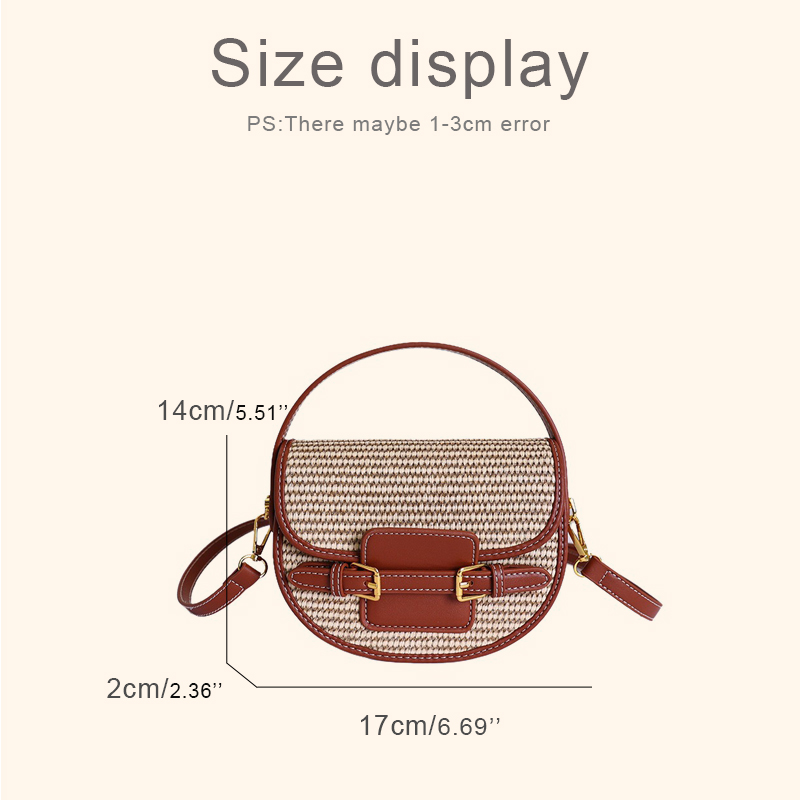 England Style Mini Straw Saddl - Luxury Bags Mini 评论和价格