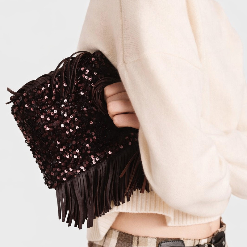 Mini Sequin Clutch Evening Bag - Luxury Bags Mini 评论和价格