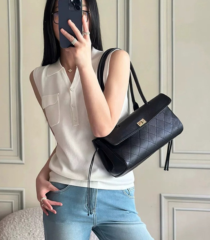 CLAREGQI  2026 New Genuine Lea - Structured Handbag Top Handle 评论和价格