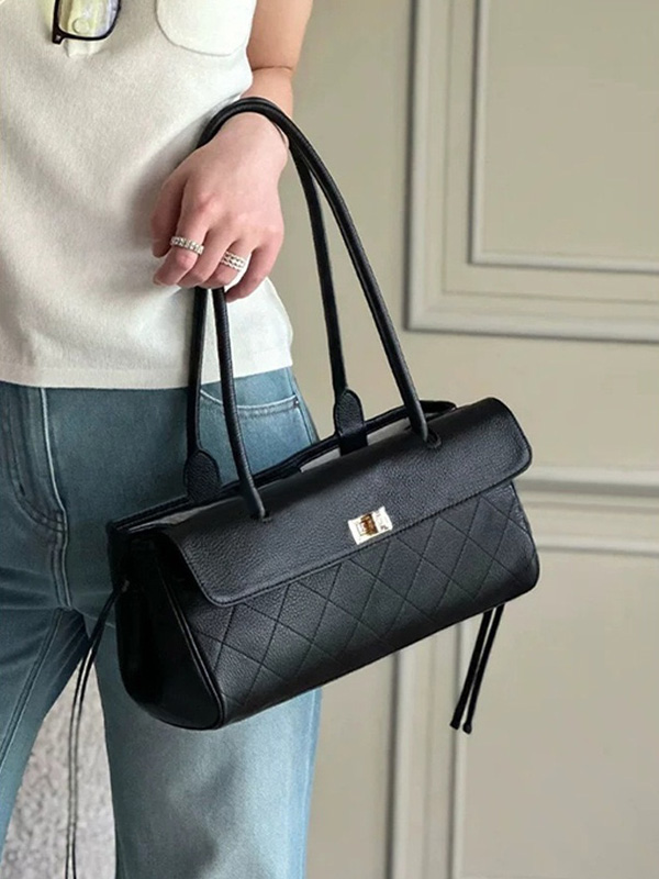 CLAREGQI  2026 New Genuine Lea - Structured Handbag Top Handle 评论和价格