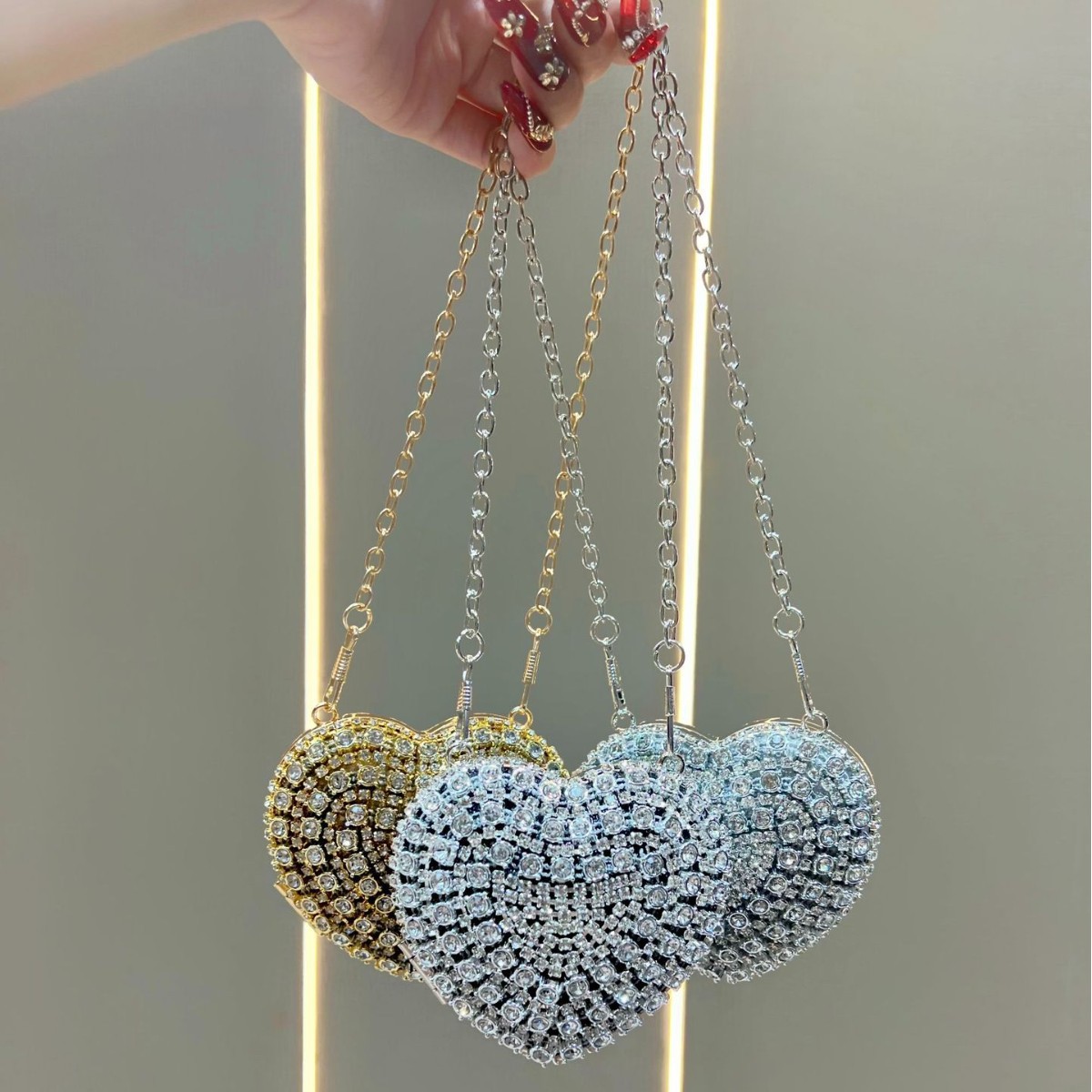 Luxury Rhinestone Crystal Clut - Luxury Bags Mini 评论和价格