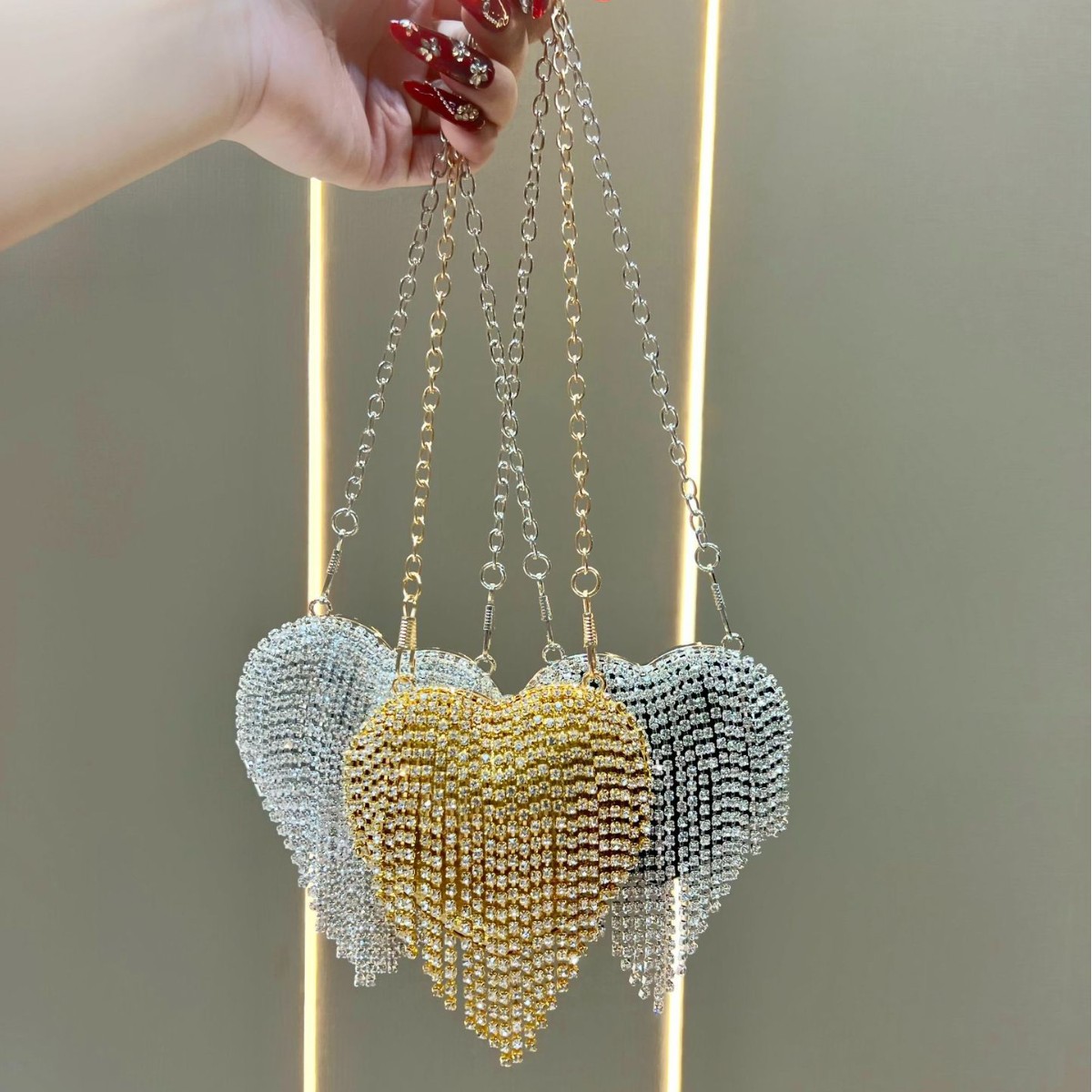 Luxury Rhinestone Crystal Clut - Luxury Bags Mini 评论和价格