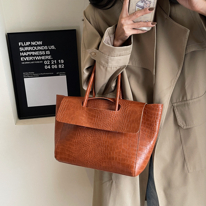 2024 New in Stone Pattern Big  - Luxury Bags Edit 评论和价格